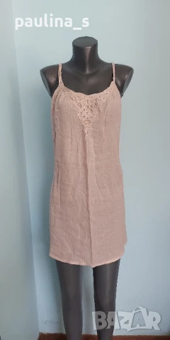 Три различни броя / Бледо розови маркови рокли с дантела / Розова рокля , снимка 5 - Рокли - 50555790