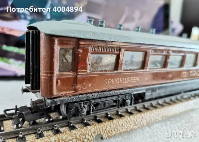 Запазено и действащо колекционерско електрическо влакче Marklin 4, снимка 7 - Антикварни и старинни предмети - 48904890