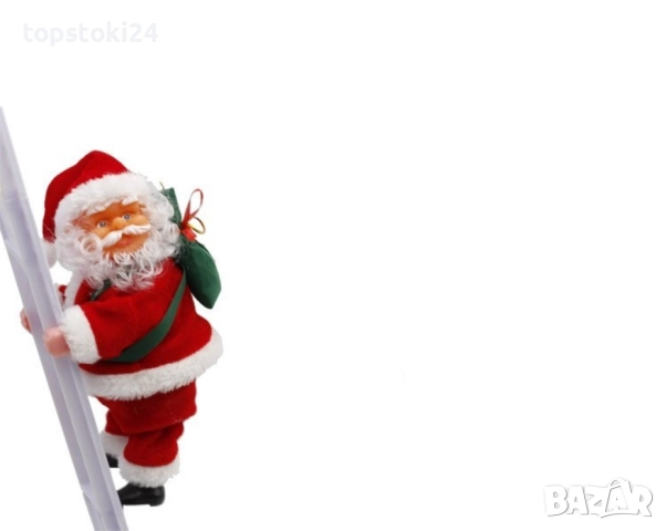 Електрическа играчка – катерещ се по стълба Дядо Коледа SD25, снимка 4 - Други стоки за дома - 52366656