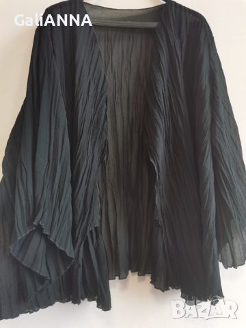 СТРАХОТНА НАМЕТКА ОТ ПЛЪТЕН ШИФОН 2XL-4XL, снимка 3 - Туники - 44659264