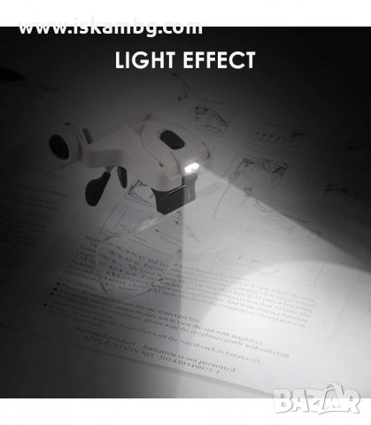 УВЕЛИЧИТЕЛНИ ОЧИЛА С ЛЕД ОСВЕТЛЕНИЕ И 5 ЛУПИ - код 2203, снимка 8 - Други стоки за дома - 33947023