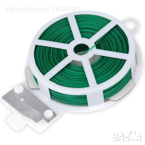 Градинска тел с вграден резец – 100 метра 4513, снимка 5 - Други стоки за дома - 52566675