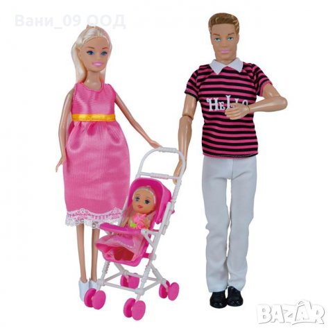 Семейство бременно Барби, дете и Кен на разходка в Кукли в гр. Бургас -  ID31280288 — Bazar.bg