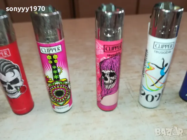 CLIPPER-КОЛЕКЦИЯ ОТ 10БР ЗАПАЛКИ-ЛОТ 1 2012241735, снимка 5 - Запалки - 48417822