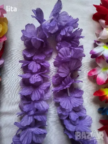 Хавайски гирлянди 5 бр., снимка 3 - Изкуствени цветя - 49977202