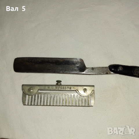 Стар бръснач SHEFFIELD с приставка, снимка 5 - Антикварни и старинни предмети - 52456041