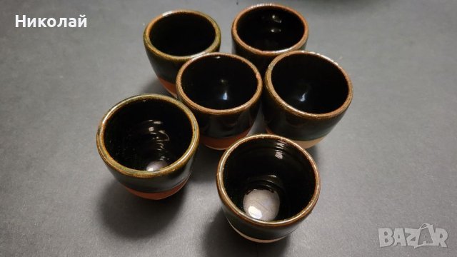 Комплект кана с чашки, снимка 5 - Антикварни и старинни предмети - 40696371