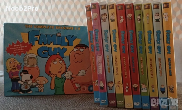 Family Guy – The Complete Seasons 1–9 (DVD колекция) + Uncovered disc