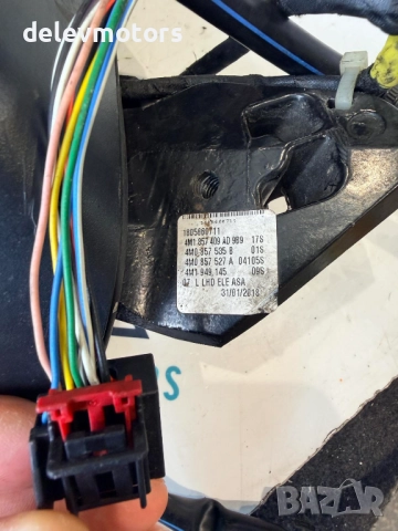 4M1857409 AD ляво огледало с 10 пина от Audi Q7 S-line 3.0 TDI quattro, 272 ph., 2018, 153 000 km., снимка 6 - Части - 52486681