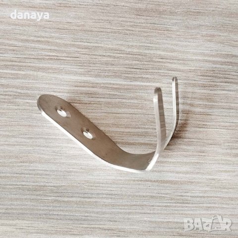 4031 Двойна закачалка за монтаж на стена или мебели, снимка 4 - Закачалки - 42376263