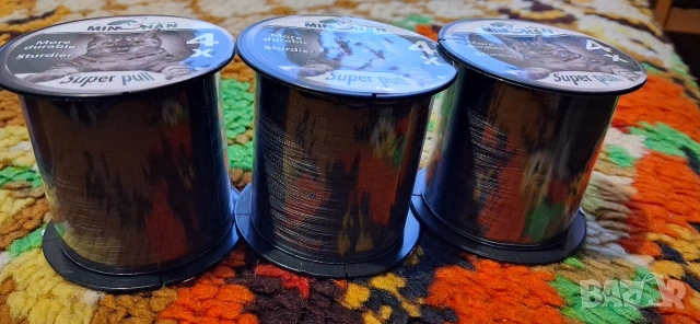 4 Нишково Плетено влакно 300м, снимка 3 - Стръв и захранки - 53927544