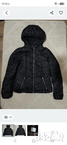 Чернo пролетно-есенно яке Bershka