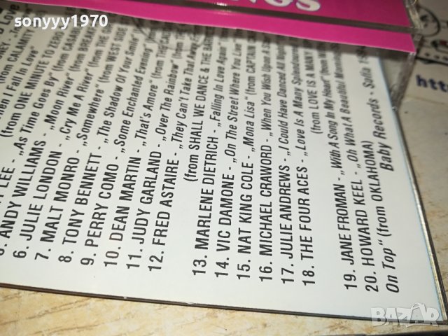 HOLLYWOOD LOVE SONGS-КАСЕТА 0211231208, снимка 10 - Аудио касети - 42822407