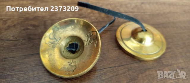 Тибетски ритуални цимбали, снимка 2 - Други ценни предмети - 53269095