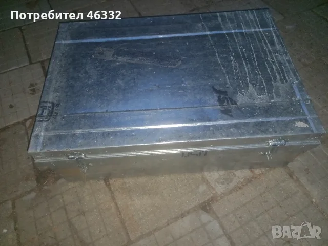 метален поцинкован сандък