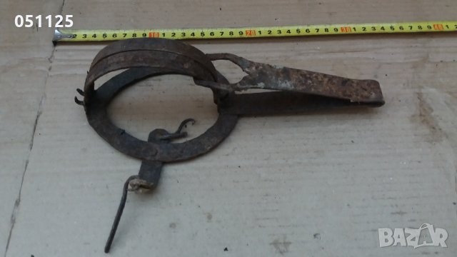 стар кован масивен капан за животни , снимка 2 - Антикварни и старинни предмети - 30183019