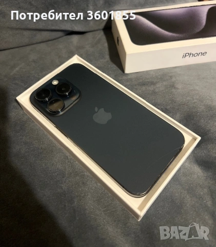 iPhone 15 PRO 128GB Blue Titanium , снимка 4 - Apple iPhone - 53058232