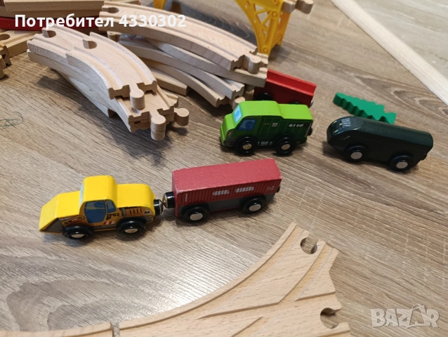 Дървени релси и влакчета, снимка 4 - Влакчета, самолети, хеликоптери - 54263002