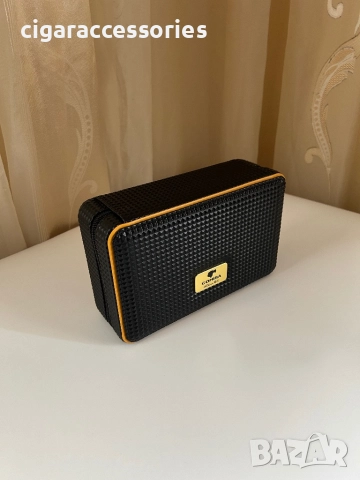 Преносим COHIBA хумидор за пури с дигитален хигрометър, снимка 4 - Табакери - 51944954