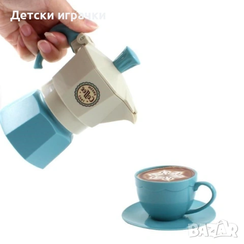 Кафемашина с аксесоари, детски комплект за игра, снимка 2 - Образователни игри - 54348639