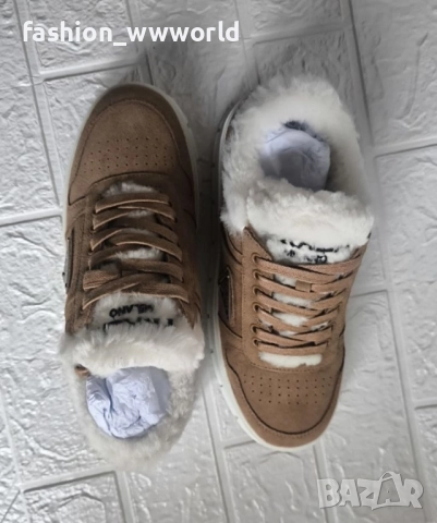 зимни дамски кецове Prada 36 реплика, снимка 3 - Кецове - 52541843