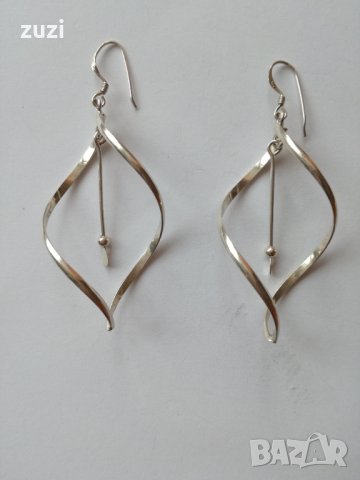 Сребърни обеци - 925 сребро., снимка 1
