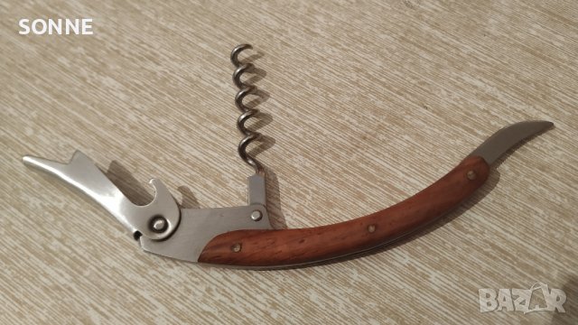 Джобен нож - неръждаема стомана и дърво, снимка 7 - Ножове - 36866361
