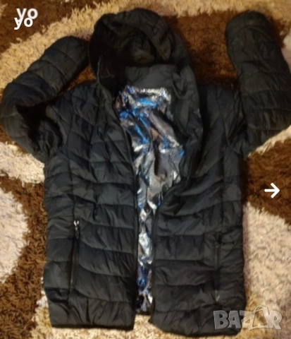 Черно подгряващо яке 