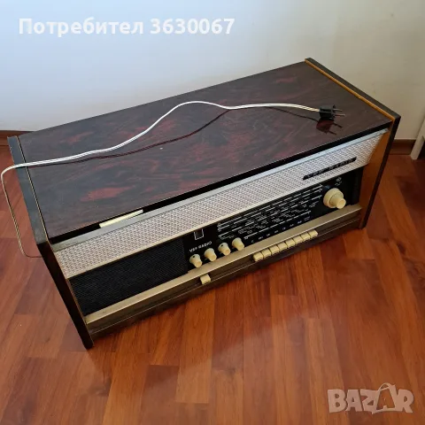 Ретро радиограмофон VEF Radio, снимка 9 - Антикварни и старинни предмети - 55961455