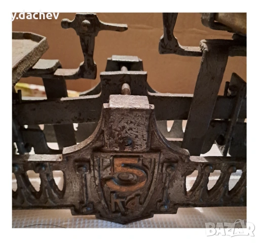 Стар кантар, снимка 2 - Антикварни и старинни предмети - 54310828