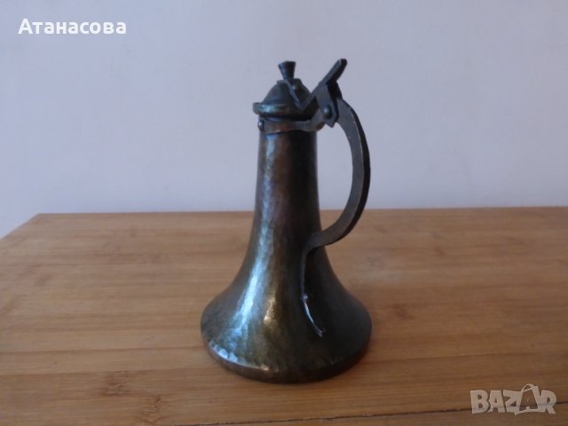 Стар меден сервиз за греяна ракия 1920 г, снимка 6 - Антикварни и старинни предмети - 42381110