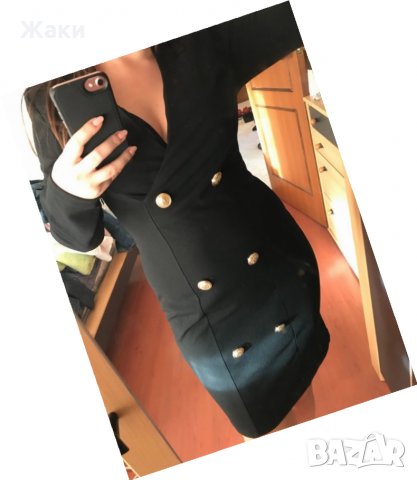 Уникална черна рокля, снимка 8 - Рокли - 31251186