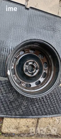 1бр. железна джанта 6J15 ET38. 5x100мм. Свалена от VW Golf. Става и на Seat, Audi, Scoda и др., снимка 5 - Гуми и джанти - 49910331