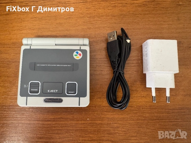 Nintendo GBA SP с Нови панели SNES, снимка 5 - Nintendo конзоли - 54113634