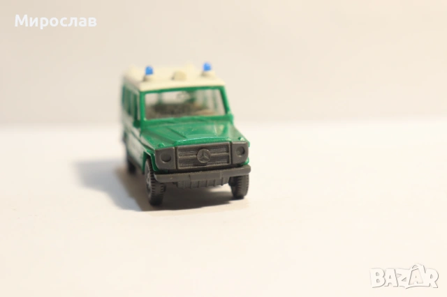 WIKING H0 1/87 MERCEDES POLICE ПОЛИЦИЯ КОЛИЧКА КАМИОН МОДЕЛ, снимка 4 - Колекции - 53129199
