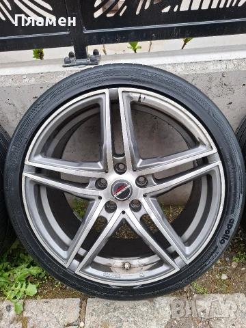 Джанти Borbet 5x112 18 цола ЕТ40 Офсет72 с летни гуми 225/40 R18, снимка 5 - Гуми и джанти - 54051642