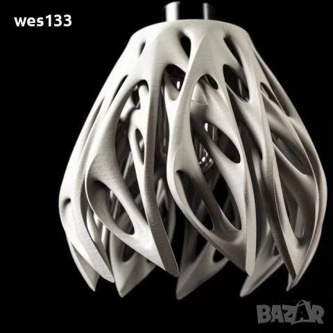 Полилей Скулптурно осветление "Organic Flow" Осветително тяло, снимка 1