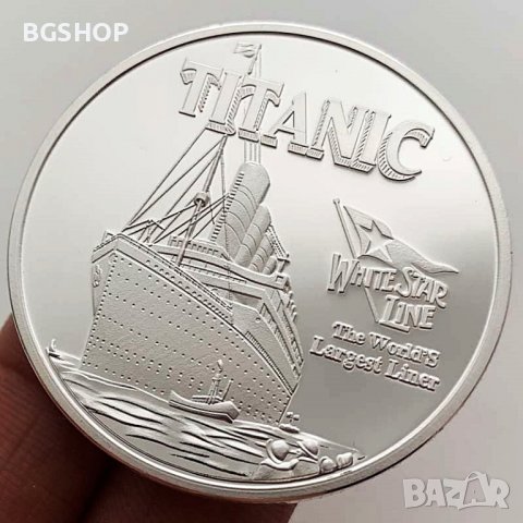 Титаник монета / Titanic coin - Silver, снимка 6 - Нумизматика и бонистика - 37900211