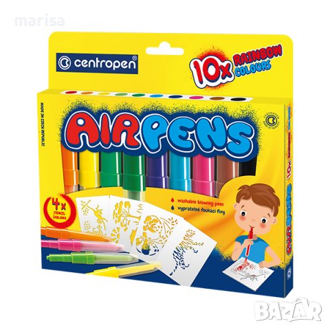 ДУХАЩИ ФЛУМАСТЕРИ AIRPENS COOL & RAINBOW Код: 1006/1500/10, снимка 1