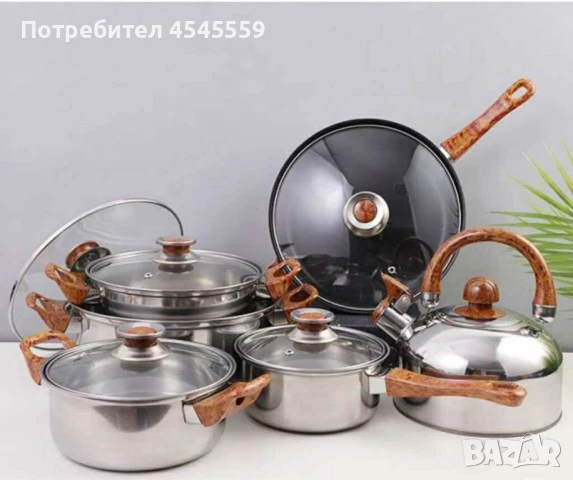 Комплект тенджери от 12 части