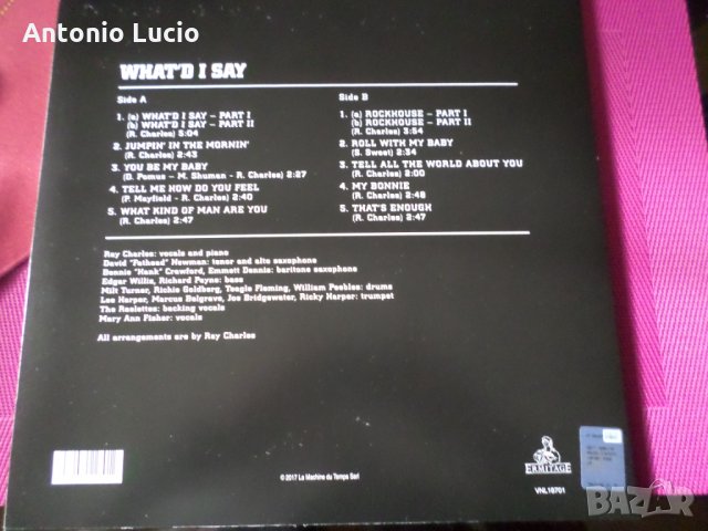 Ray Charles What'd i say - 180gr. mint, снимка 2 - Грамофонни плочи - 35377232