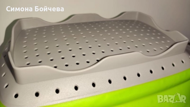 Сгъваема правоъгълна кошница за измиване и изцеждане на плодове и зеленчуци, снимка 7 - Други - 52819454