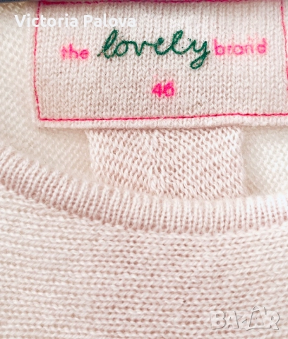 Красива блуза-туника THE LOVELY BRAND 100% кашмир, снимка 3 - Блузи с дълъг ръкав и пуловери - 52323899