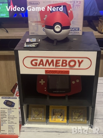 Nintendo Game Boy Advance + стойка + игри | Само РАЗМЯНА