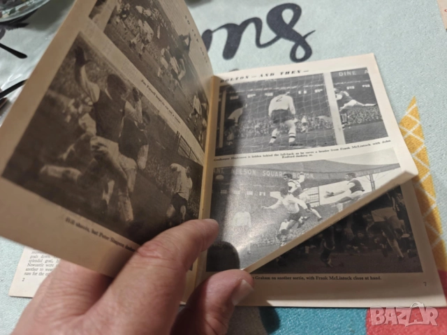 Arsenal-Manchester United-season 1966-1967-автентична програма за мача, снимка 3 - Фен артикули - 52068523