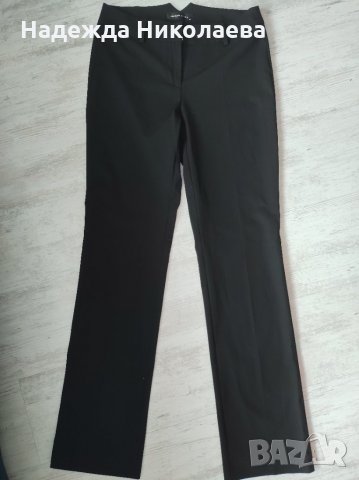 Официален черен дамски панталон HALLHUBER, снимка 1 - Панталони - 31851311