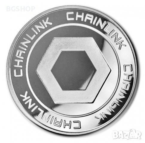 Chainlink coin ( LINK ) - Silver, снимка 2 - Нумизматика и бонистика - 38564908