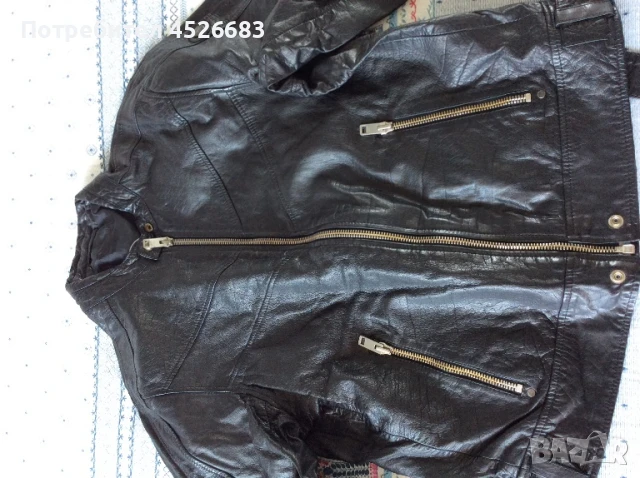 Кожено яке Diesel, снимка 2 - Якета - 50949032