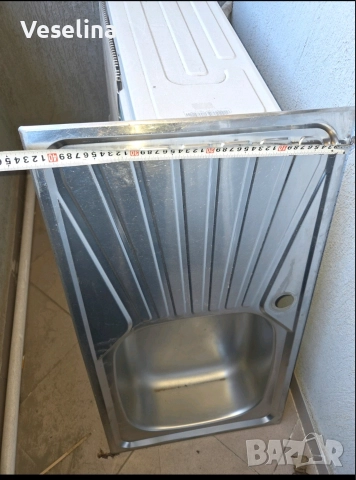 Мивка с ляв отцедник р-р 78х43 см, снимка 4 - Мивки - 52969298