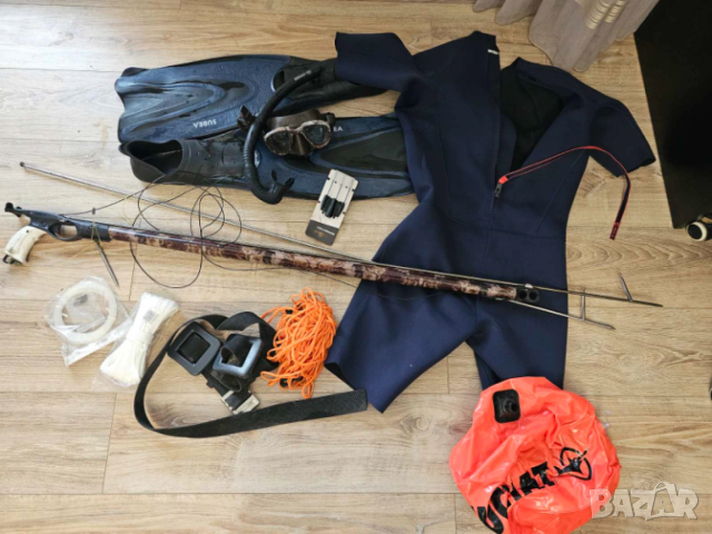 Пълен комплект за подводен риболов и гмуркане